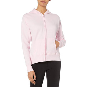 Sudaderas con capucha y cremallera OEM para mujer, material de alta calidad con colores personalizados, tamaño y logotipo, sudaderas con capucha de algodón - Product Image 4