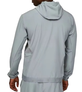 Ensemble coupe-vent à capuche sur mesure de haute qualité pour hommes, style décontracté et tendance, streetwear, tenue de jogging, spandex polyester 2026 - Product Image 5