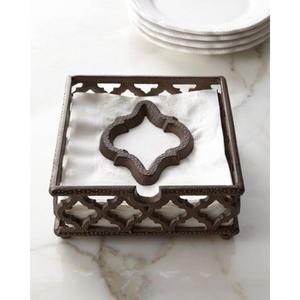 Boîte de rangement pour serviettes en métal en forme d'étoile de mer argentée avec logo personnalisé, porte-mouchoirs décoratif moderne et écologique - Product Image 6