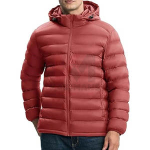 แจ็คเก็ตบุนวม3ฤดูสำหรับผู้ชายเสื้อคลุมน้ำหนักเบามีฮู้ดถอดออกได้ฉนวนกันความร้อนให้ความอบอุ่นกันลม - Product Image 1