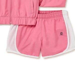 Fabricante personalizado último diseño 100% Nylon Streetwear Windbreaker Hoodie Set para mujeres Streetstyle Sublimado traje cortavientos - Product Image 4