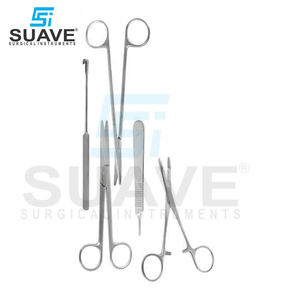 ชุดอุปกรณ์ผ่าตัดเสริมจมูกที่สำคัญทำจากสแตนเลสชุดผ่าตัดทั่วไปที่สำคัญโดยเครื่องมือผ่าตัดที่สำคัญ - Product Image 4