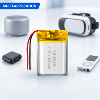 Batterie LiPo rechargeable MinYu Factory Direct 902030 3.7V 500mAh avec PCB pour enceinte Bluetooth, lunettes VR, lecteur MP3