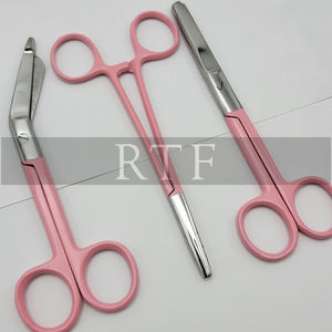 Juego de herramientas de Enfermería de primera calidad Fórceps y tijeras de hemostato con mangos impresos con estilo de Raw to Fine - Product Image 3