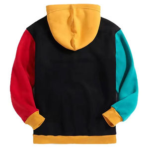 Sudadera con capucha de algodón pesado para hombre OEM ODM, Jersey polar de gran tamaño con lavado ácido, bordado de diseño personalizado para invierno - Product Image 5