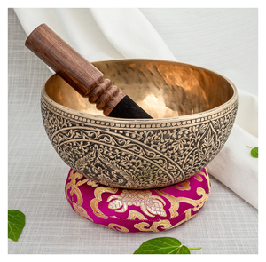 Elegant Exclusive Handcrafted Eco-Friendly Polished Himalayan Singing Bowls Instruments Meditation <b>Sound</b> Healing Yoga Spiritual - Product Image 2