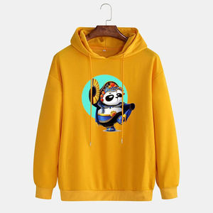 2024 nouvel été 100% coton lourd pull à capuche personnalisé OEM imprimé plaine polaire surdimensionné à capuche solide hiver - Product Image 3