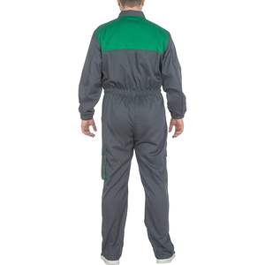 Overol de Trabajo Resistente CBF Balducci Group, Multibolsillos, Verde/Gris, Mono Profesional, Hecho en Albania - Product Image 3