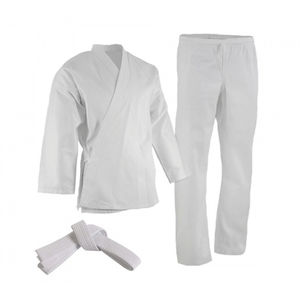 Venta al por mayor Unisex Traje de Karate Artes Marciales Desgaste 100% Algodón Personalizado Logo Diseño Kimono Karate Uniforme - Product Image 1