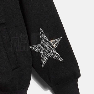 Custom Design High Quality <b>Pullover</b> <b>Men</b> Basics Rhinestone Hoodies Solid Casual Custom Size <b>Men</b> Basics Rhinestone Hoodies - Product Image 3