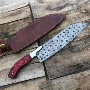 Couteaux de chef professionnels pour cuisine, faits à la main, très vendus, usage industriel, qualité supérieure, forgés, 8 pouces, pour restaurants - Product Image 1