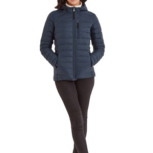 แจ็กเก็ตทรงพองมีฮู้ดสำหรับผู้หญิงเสื้อแจ็คเก็ตทรงพองมีฟองน้ำสำหรับสตรีทแวร์ดีไซน์ตามสั่ง - Product Image 3