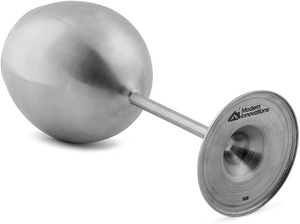 21-COBRE COPA VINO con LATÓN MARTILLADO COBRE TALLOS MANGO Barra Accesorios Material metálico - Product Image 5