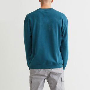 Sweat-shirt à capuche pour homme, best-seller, manches longues, noir multicolore, nouveau style, uni, teint, 100% coton, respirant, pour l'hiver - Product Image 3