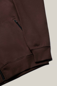 Nouveau élégant coton polaire sweats à capuche zippés saison d'hiver sweat à capuche zippé pour hommes lavé à l'acide poches zippées personnalisées - Product Image 3