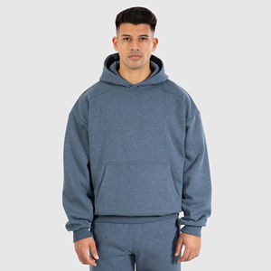 Sweat à capuche d'hiver de qualité supérieure surdimensionné coton personnalisable pull surdimensionné à capuche en relief hommes polaire pull à capuche - Product Image 1
