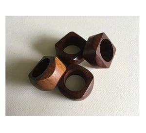 Nuevo servilletero de madera Vintage, forma redonda, servilletero de madera maciza de alta calidad para utensilios de cocina, diseñador moderno - Product Image 2