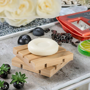 Dispensador de Jabón de Bambú Hecho a Mano, 100% Biodegradable, Estilo Lujoso, con Forma Personalizada para Baño y Ducha - Product Image 2