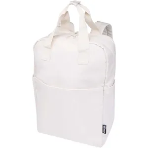 Mochila Promocional Ecológica Trip Aware de 14 Pulgadas, Fabricada con PC Reciclado, con Espacio para Dispositivos Electrónicos - Product Image 1