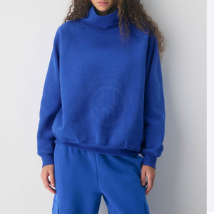 Women <b>Mock</b> <b>Neck</b> Sweatshirt Warm Pullover <b>Top</b> For Women Daily Wear Casual Comfort Style Use Women <b>Mock</b> <b>Neck</b> Sweatshirt - Product Image 5