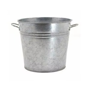 <b>Large</b> Silver Polished Hammered Metal <b>Planter</b> Indoor/Outdoor Home Garden Flower Pot Manufactured by Entryway <b>Planter</b> Producer - Product Image 3