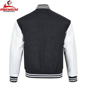 แจ็กเก็ตตัวแทนมหาวิทยาลัยของผู้ชายใหม่แจ็กเก็ตหลากสีสไตล์ลำลอง - Product Image 2