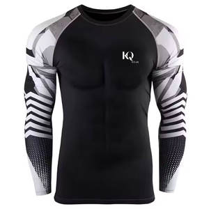 Camiseta Deportiva de Compresión para Hombre, Estilo Profesional, Manga Larga, Secado Rápido, para Entrenamientos Intensos - Product Image 1
