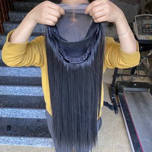 Perruques de cheveux humains, super Double vendeur de cheveux péruviens bruts dessinés, Extension de cheveux humains vierges lisses - Product Image 3