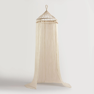 Dosel Cónico de Macramé de Algodón Transparente Estilo Boho Chic, Accesorios para Bodas y Dosel para Bebés, Uso Doméstico - Product Image 2