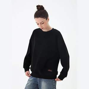 OEM personalizado 100% alta calidad colorido mujer clásico cuello redondo sudadera 100% algodón polar 280 GSM - Product Image 3