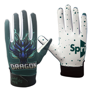 ถุงมืออเมริกันฟุตบอลสำหรับผู้ชายถุงมือฟุตบอลออกแบบโลโก้ได้ตามต้องการ - Product Image 1