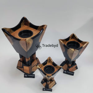 Elegante Quemador de Incienso de Resina y Madera Hecho a Mano, Quemador de Aroma Premium para Decoración del Hogar de Lujo, Relajación y Regalos de Boutique Tradebyd - Product Image 6