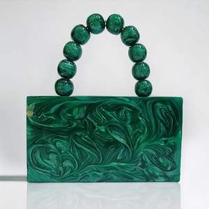 Bolso de Mano de Resina de Moda, Bolso de Mano de Resina Moderno para Chicas, Bolso de Mano de Resina Elegante, Bolso de Mano de Resina de Lujo para Fiestas - Product Image 2