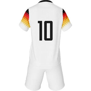 Maillot de football américain de haute qualité sublimé personnalisé uniformes de football enfants hauts de football brodés - Product Image 3