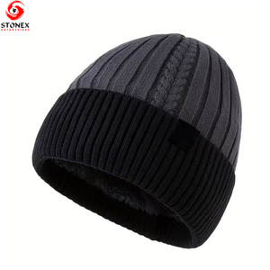 High Quality 100% Acrylic Knitted <b>Beanie</b> <b>Hat</b> for <b>Women</b> & Men Casual Winter Soft Warm Beach Use - Product Image 1