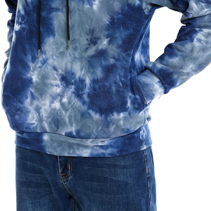 Sudaderas con capucha de teñido anudado de algodón básico superventas en línea para hombre - Product Image 6