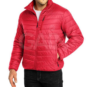 Winter Warm <b>Men</b> Puffer Jacket Outdoor Casual Wear Lightweight Windproof Quilted <b>Coat</b> With Hoodie - Product Image 1