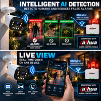 Caméra de sécurité IP PoE Wi-Fi intégrée avec capteur SHT-HD5LS