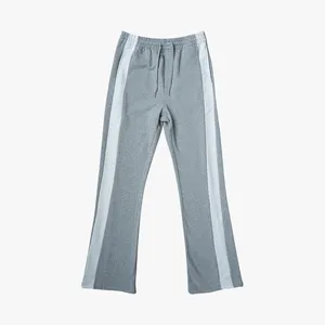 फ्लेयर पैंट कस्टम थोक जॉगर पसीना फ्लेयर्ड पैंट ड्रॉस्ट्रिंग लॉन्ग स्ट्रीटवियर फ्लेयर्ड पुरुषों की पैंट