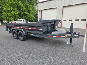 Direct Manufacturer Price 7 x 14 FT Heavy Duty Belmont DLX8214-14K Hydraulic Dump Trailer for Gravel, Sand & Debris Hauling - Product Image 3