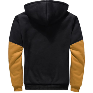 Veste polaire zippée pour homme, coupe ample, coupe-vent, à capuche, fabricant de vestes polaires Sherpa personnalisées - Product Image 4