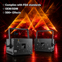Luz Láser de Escenario a Todo Color de Alta Potencia IP66, 5W 8W 10W 12W RGB, Animación ILDA FB4, para Clubes, Discotecas, Conciertos, Eventos, Sistema de Iluminación