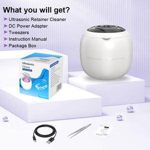 Máquina limpiadora de retenedores UV ultrasónica recargable portátil modos de limpieza profunda para alineadores de guardia nocturna FCC CE RoHS hogar - Product Image 5