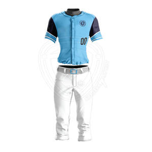 Conjunto de uniforme de béisbol transpirable de diseño personalizado talla grande MOQ bajo recién llegado al por mayor - Product Image 1