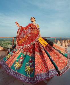 Most Trending Heavy Flair Lehenga Choli Print Lehenga Choli Exclusive Embroidery Work Traditional Winter Trending - Product Image 6