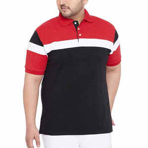Polo de sport décontracté de haute qualité à manches courtes de couleur unie Polo d'été en coton de coupe régulière - Product Image 6