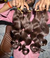 Meilleure offre Raw 100% Extension de cheveux de vague de corps brune naturelle non traitée sans enchevêtrement cheveux de donneur unique prix le plus bas