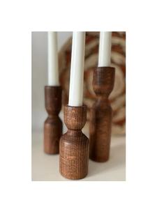 Accessoires haut de gamme maison porte-bougie décoratif en bois fait à la main meilleur bougeoir en bois avec géométrique en bois poli - Product Image 2