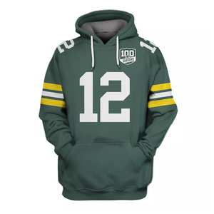 Bán buôn tùy chỉnh đội bóng đá mỹ tên cầu thủ và số thể thao Mặc Áo Hoodie - Product Image 5