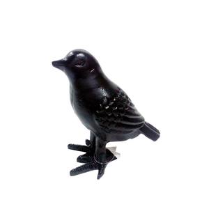 Décoration de chambre Sculpture d'oiseau de bureau Sculptures de cerfs en aluminium décoratives pour la maison Figurines abstraites Fini noir - Product Image 1